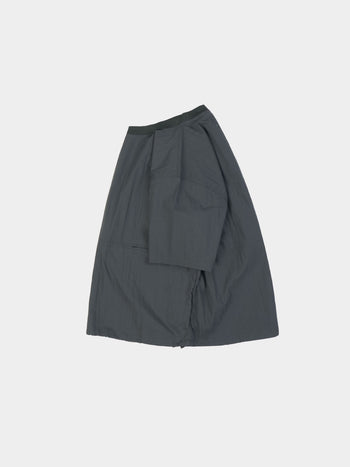 Pocket Volume String Half Tee (Charcoal)