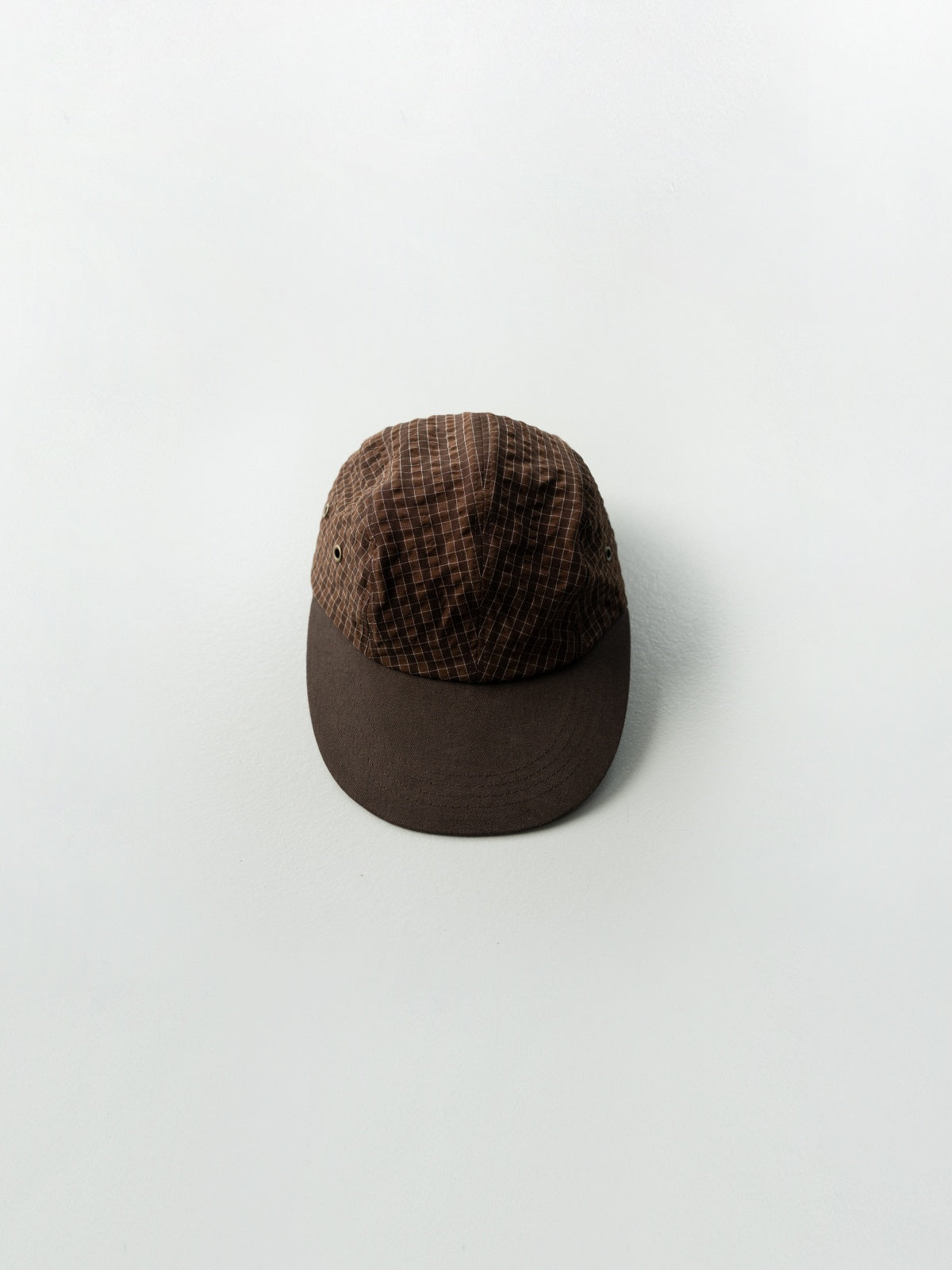 Classic Check Longbill Cap (Brown)