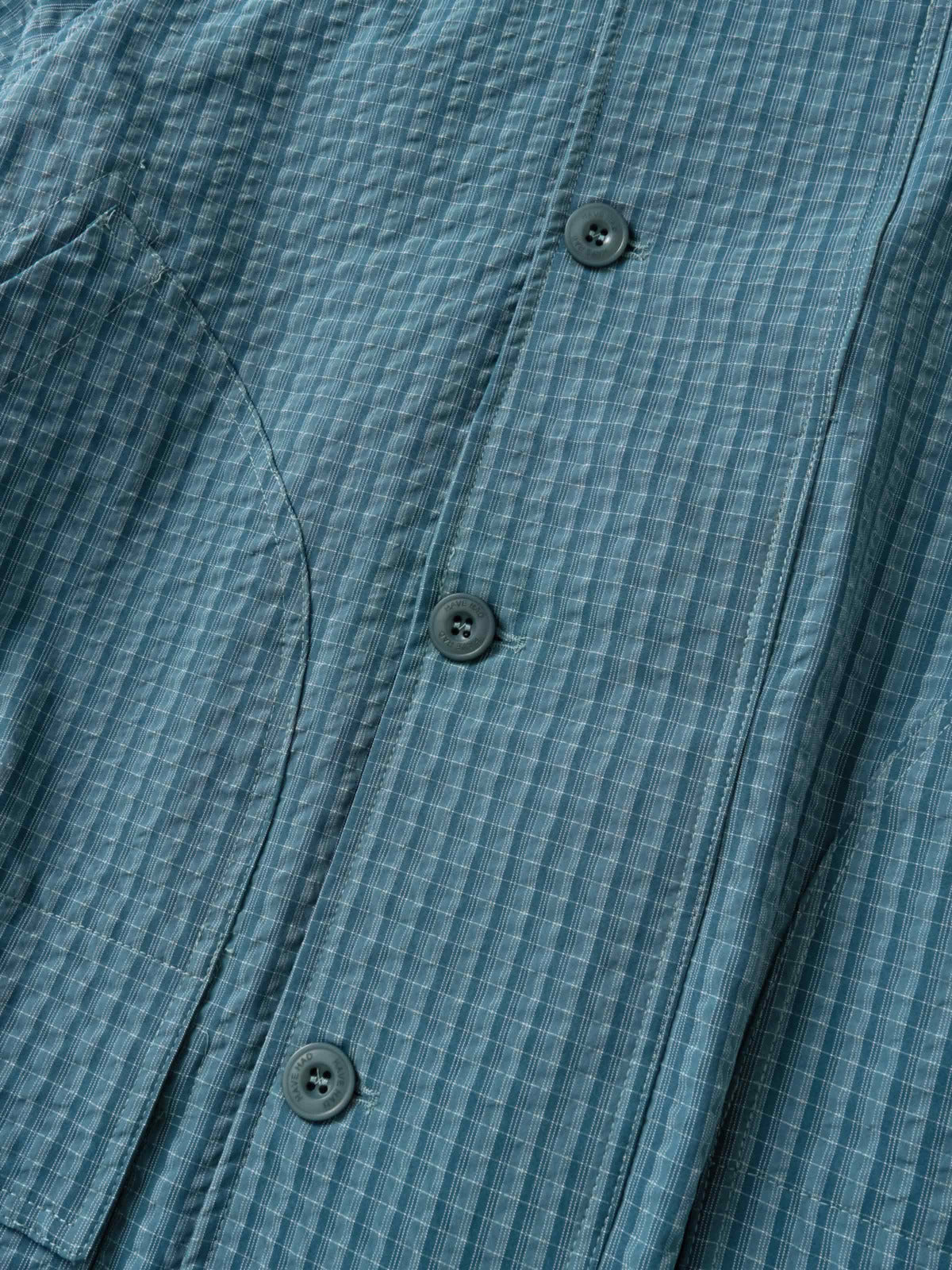 City Commuter Check Wind Jacket (Check Blue)