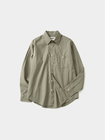 Everyday Classic Check Shirts (Olive)