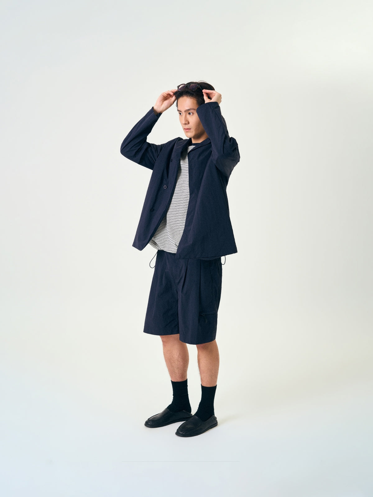 City Light Packable Jacket (Navy)