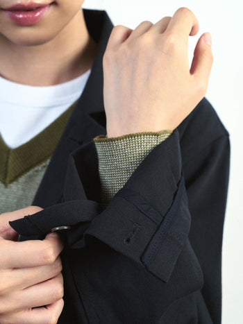 25ss City Worker Club Jacket - Soft Navy | A1 (M)