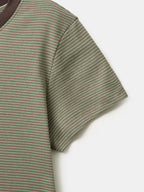 Classic Stripe Tee (Brown)