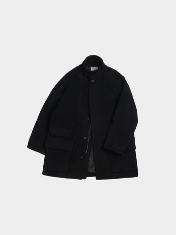 City Wool Half Coat (Black)