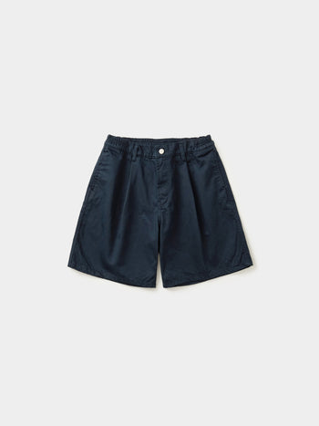 Sea&Sun Washed Pin-tuck Shorts (Navy)