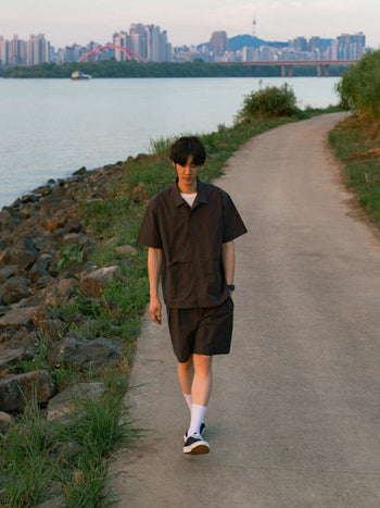 City Summer Light Banding Shorts (Navy)