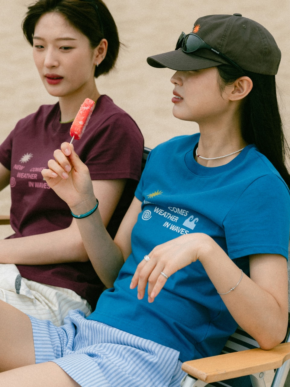 Sea&Sun Graphic Washed Cap (Navy)