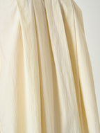 Pleats Sleeveless Top (Ivory)