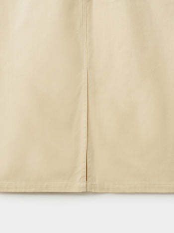 Herringbone Twill Fatigue Skirt (Butter)