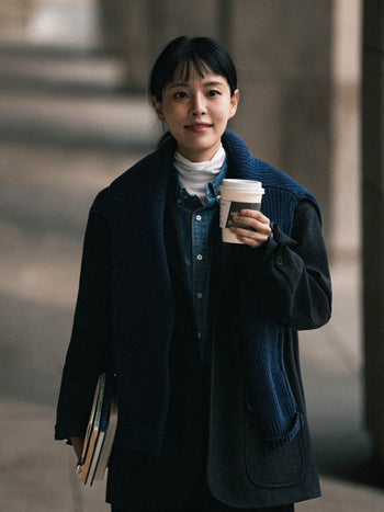 City Wool Club Jacket (Navy)