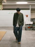 Light Wholegarments Cardigan (Charcoal)