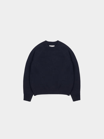 Yak Wool Crewneck Sweater (Deep green)