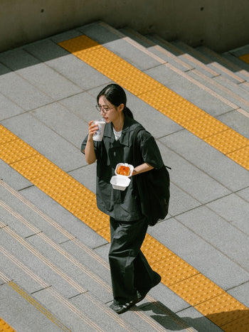 City Summer Light Banding Pants (Navy)