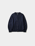 Daily Wool Round Cardigan (Navy)