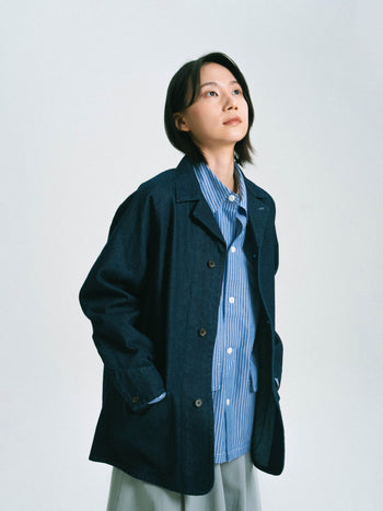 Denim Chore Jacket (Denim Blue)