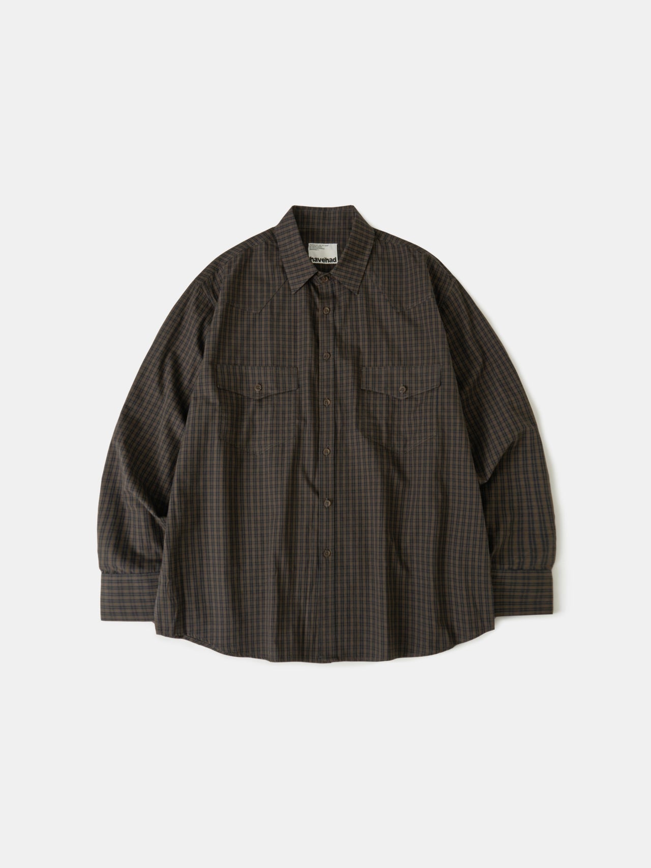 Classic Check Western Shirts (Brown)