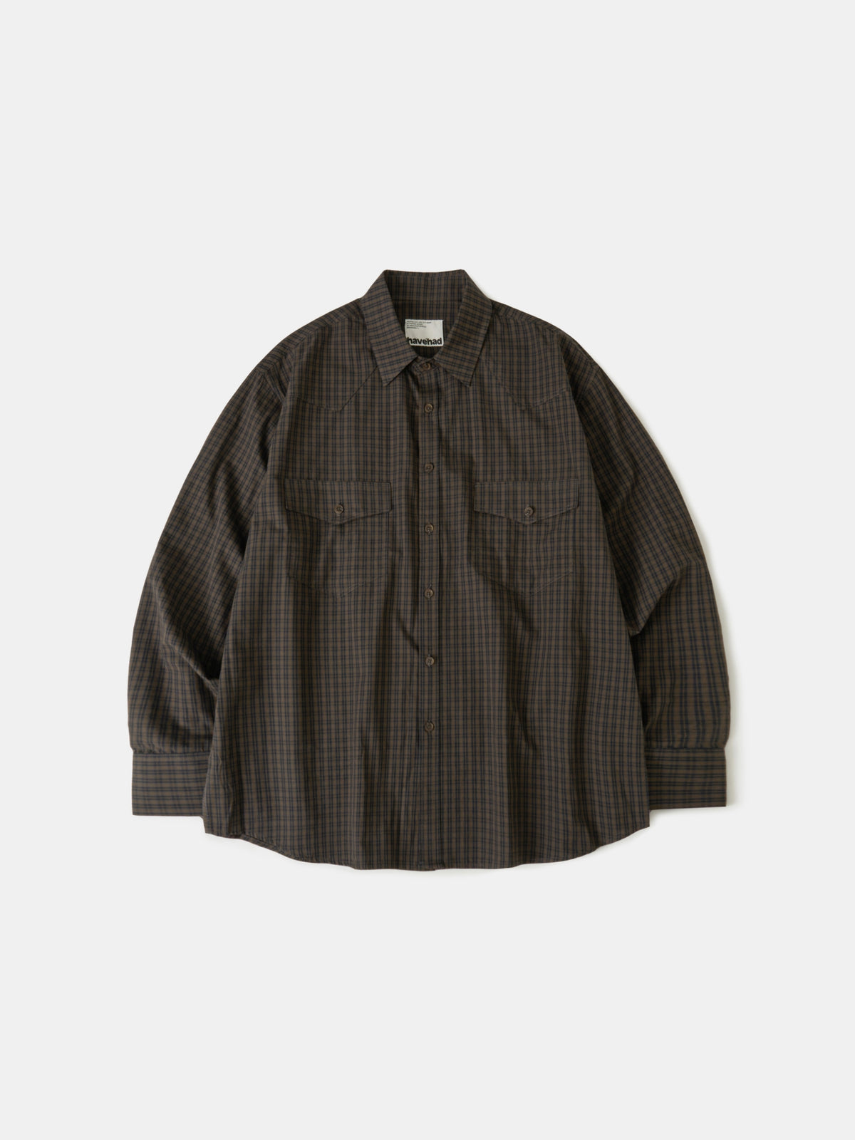 Classic Check Westren Shirts (Brown)