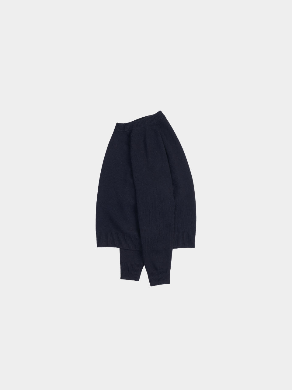 Yak Wool Crewneck Sweater (Navy)