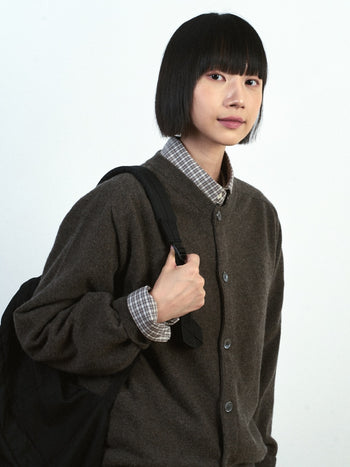 Light Wholegarments Cardigan (Charcoal)