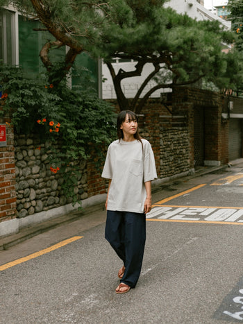 Light String Easy Pants (Navy)