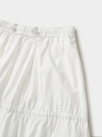 Light String Tiered Skirt (White)