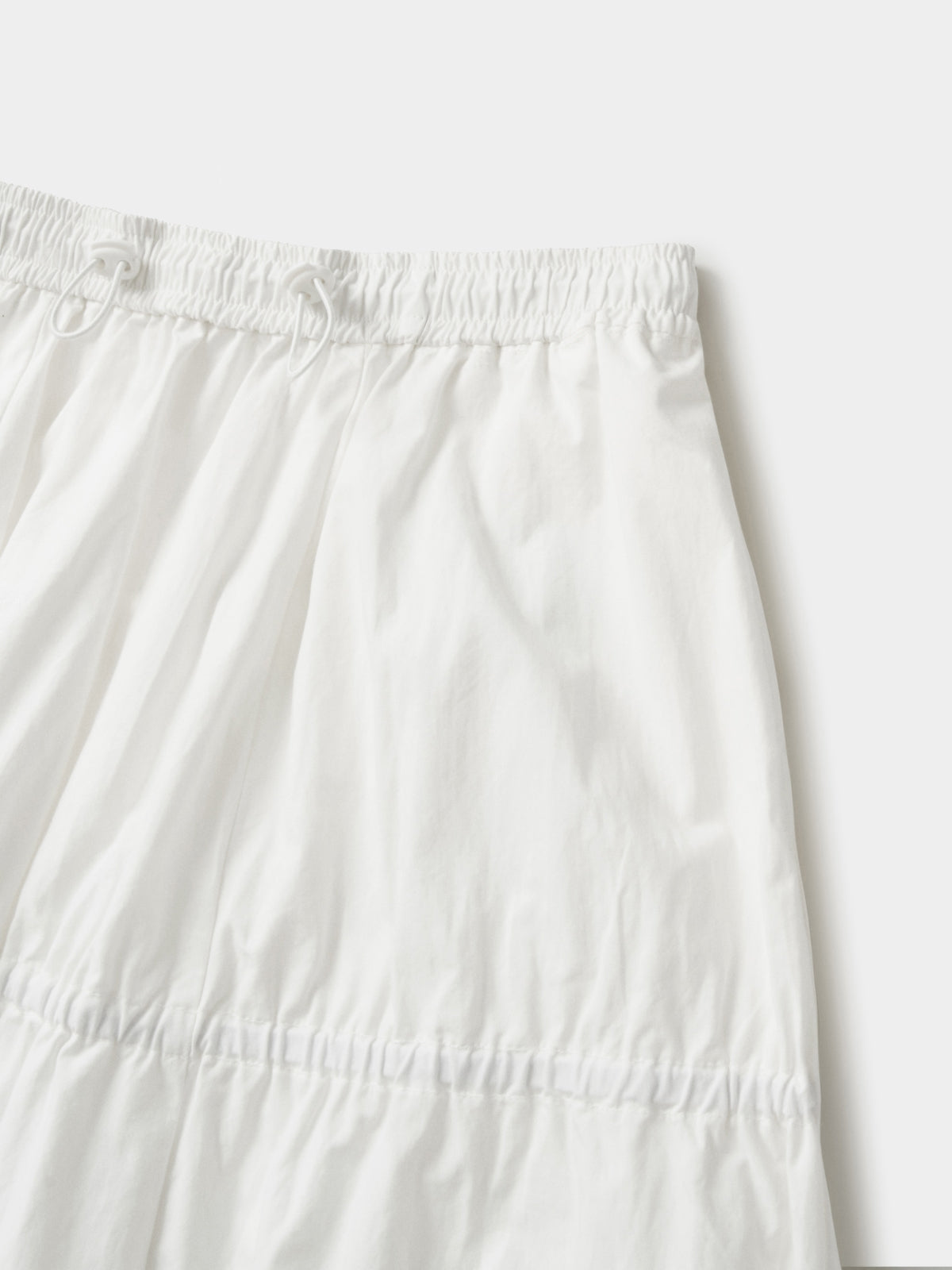 Light String Tiered Skirt (White)