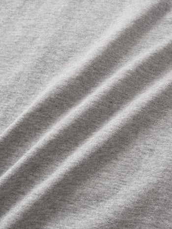 Relaxed Half String Tee (Melange Gray)
