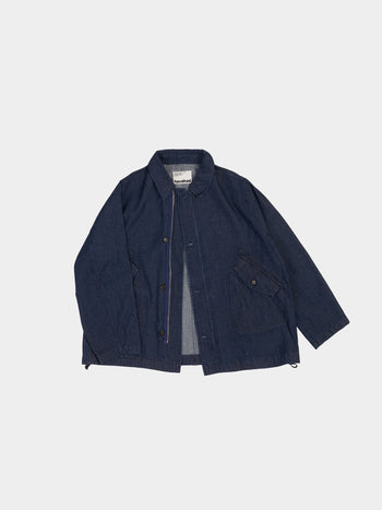 Washed Pocket Utility Jacket (Denim Blue)