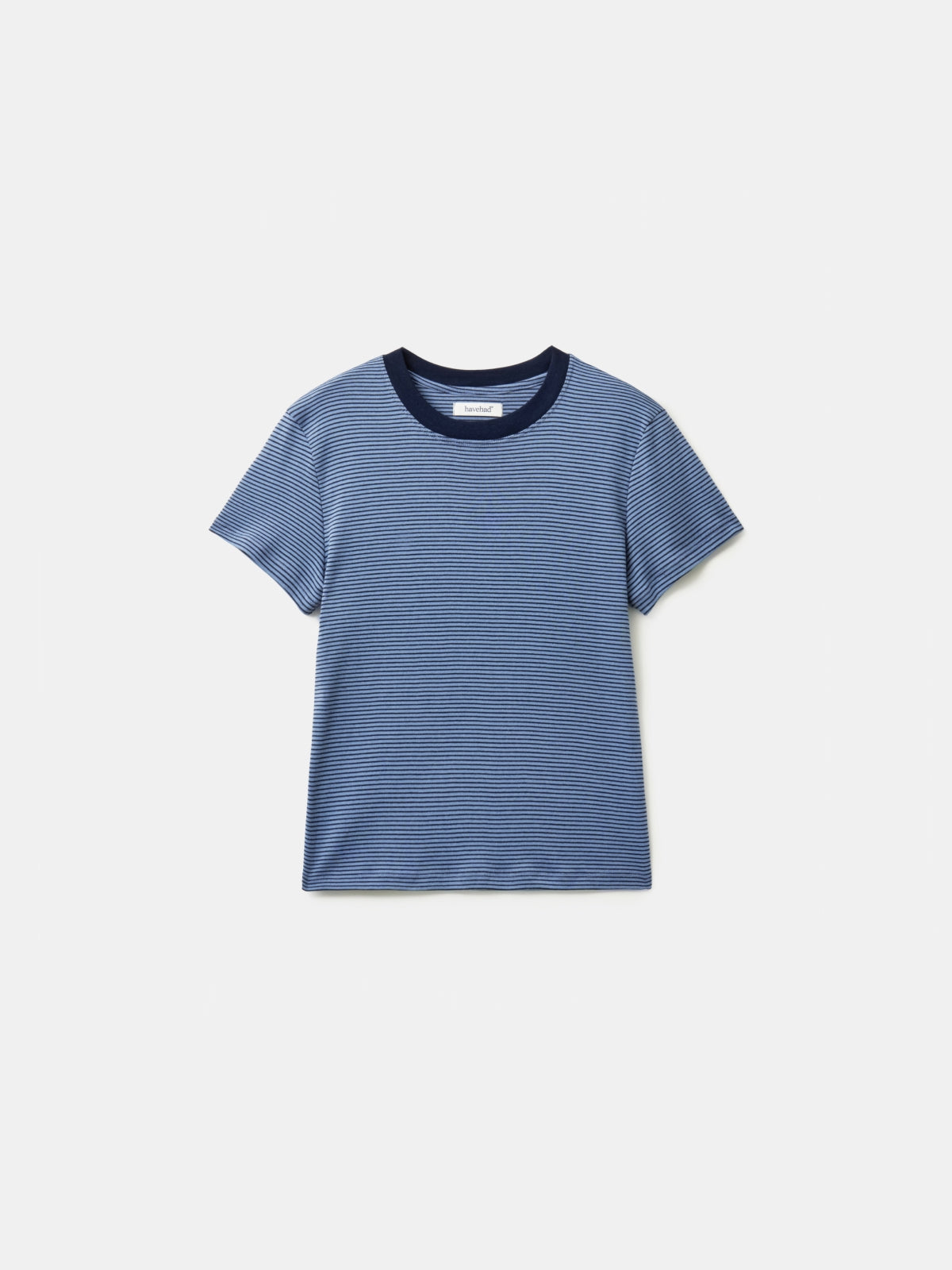 Classic Stripe Tee (Light Blue)