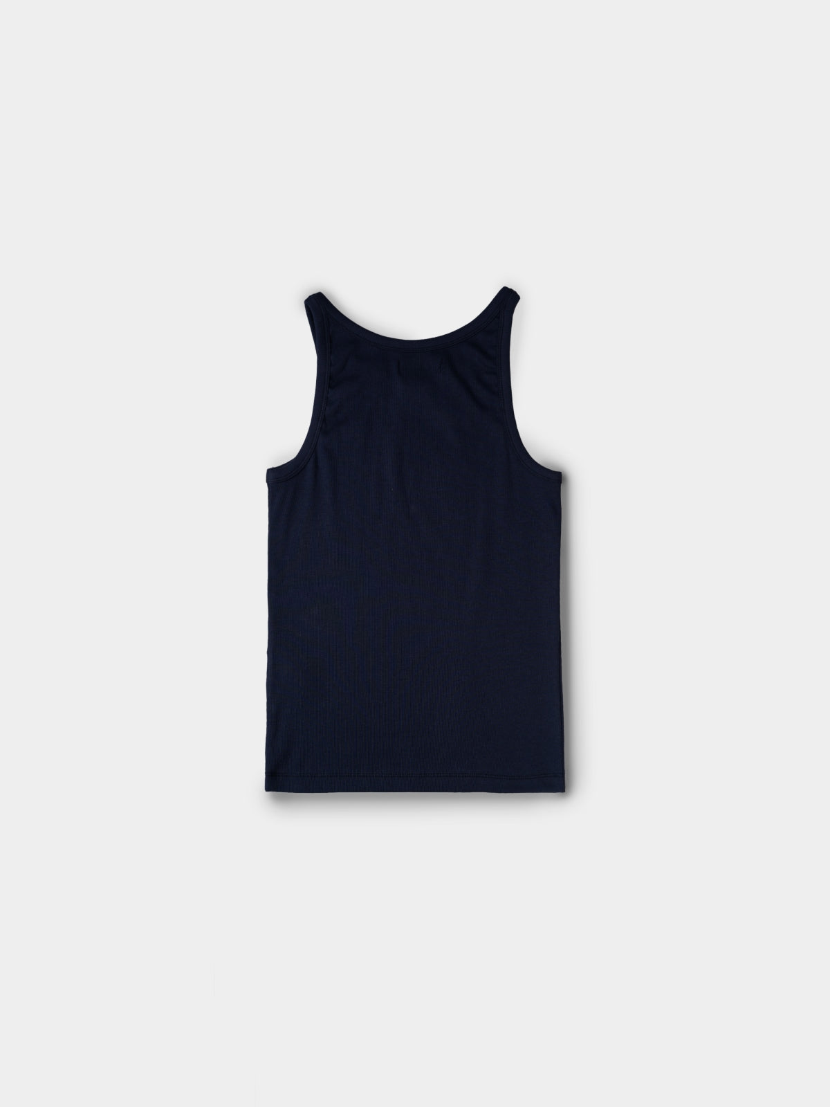 U-neck Sleeveless Top (Navy)