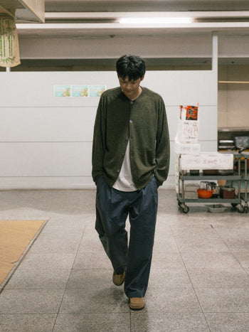 Light Wholegarments Cardigan (Brown)