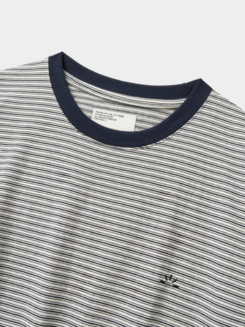 Relaxed Half Stripe String Tee (Stripe White)