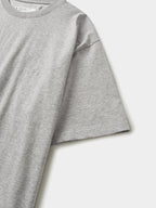 Relaxed Half String Tee (Melange Gray)