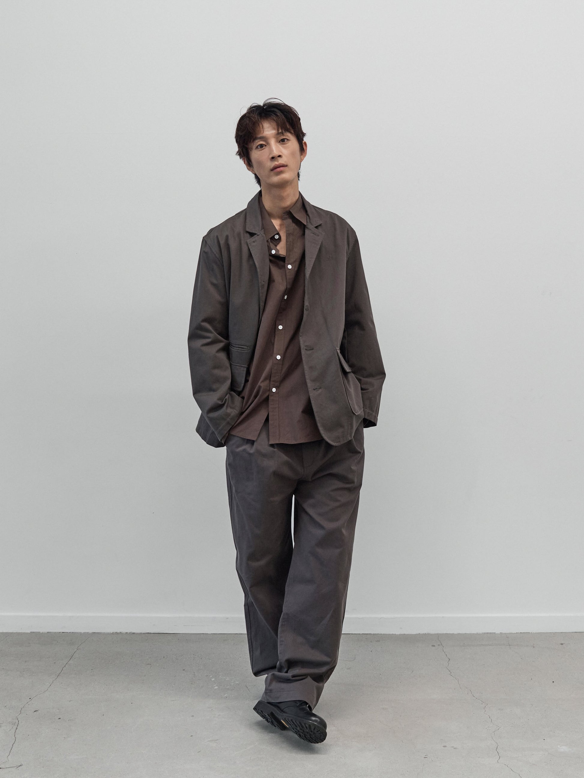 City Worker Club Jacket (Ash Brown)