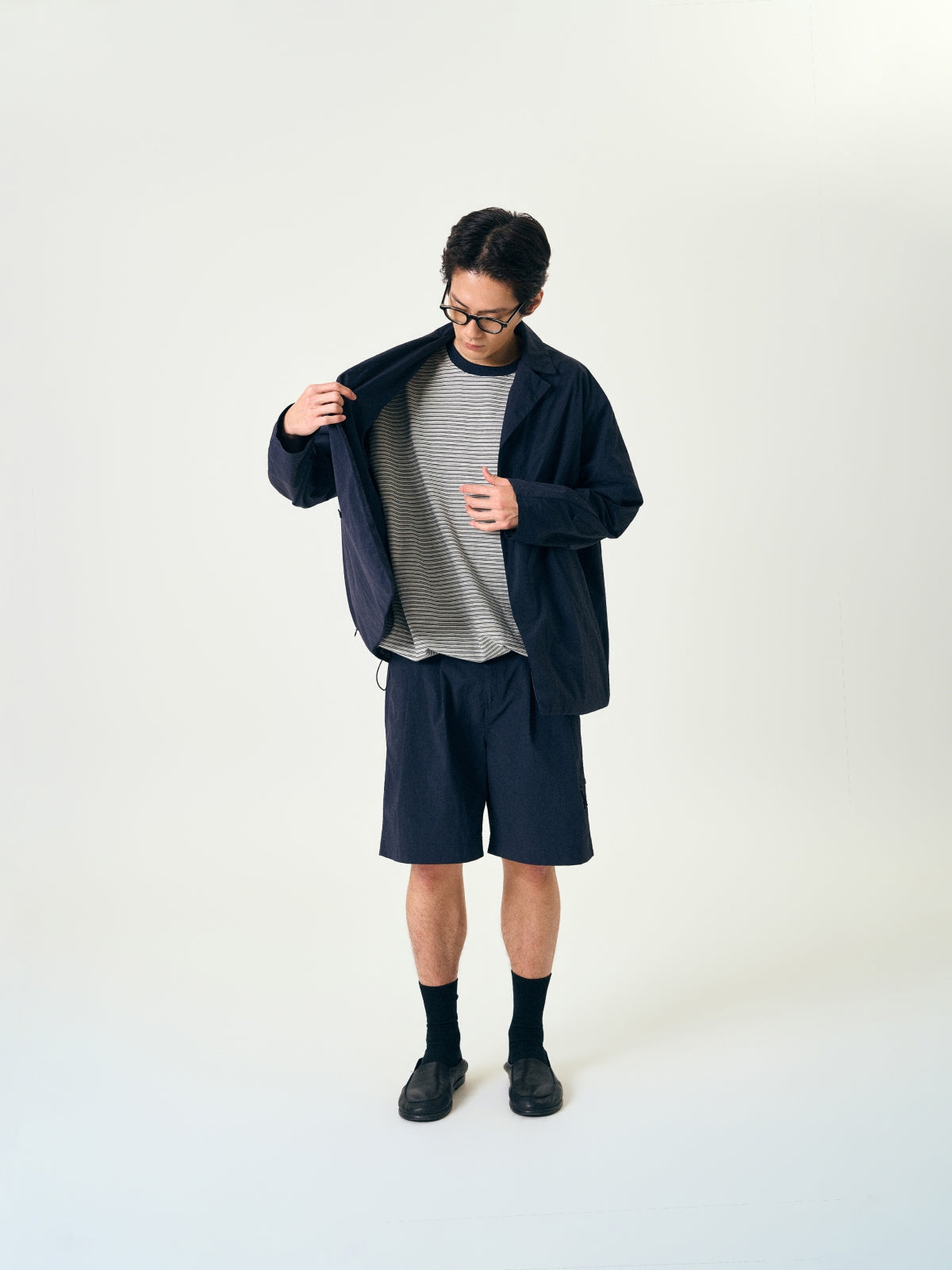 City Light Packable Jacket (Navy)