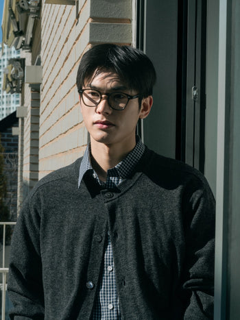 Light Wholegarments Cardigan (Navy)