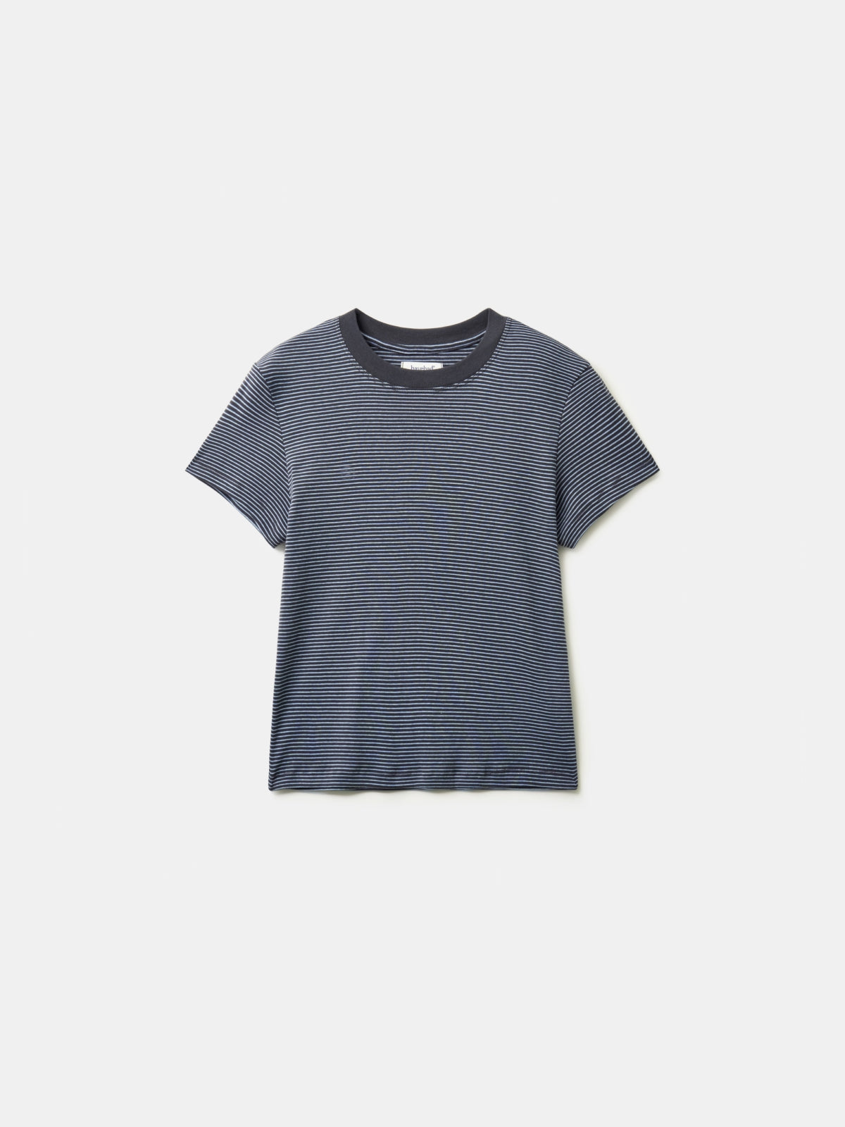 Classic Stripe Tee (Charcoal)