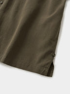 Double Pocket Slub Shirts (Brown)