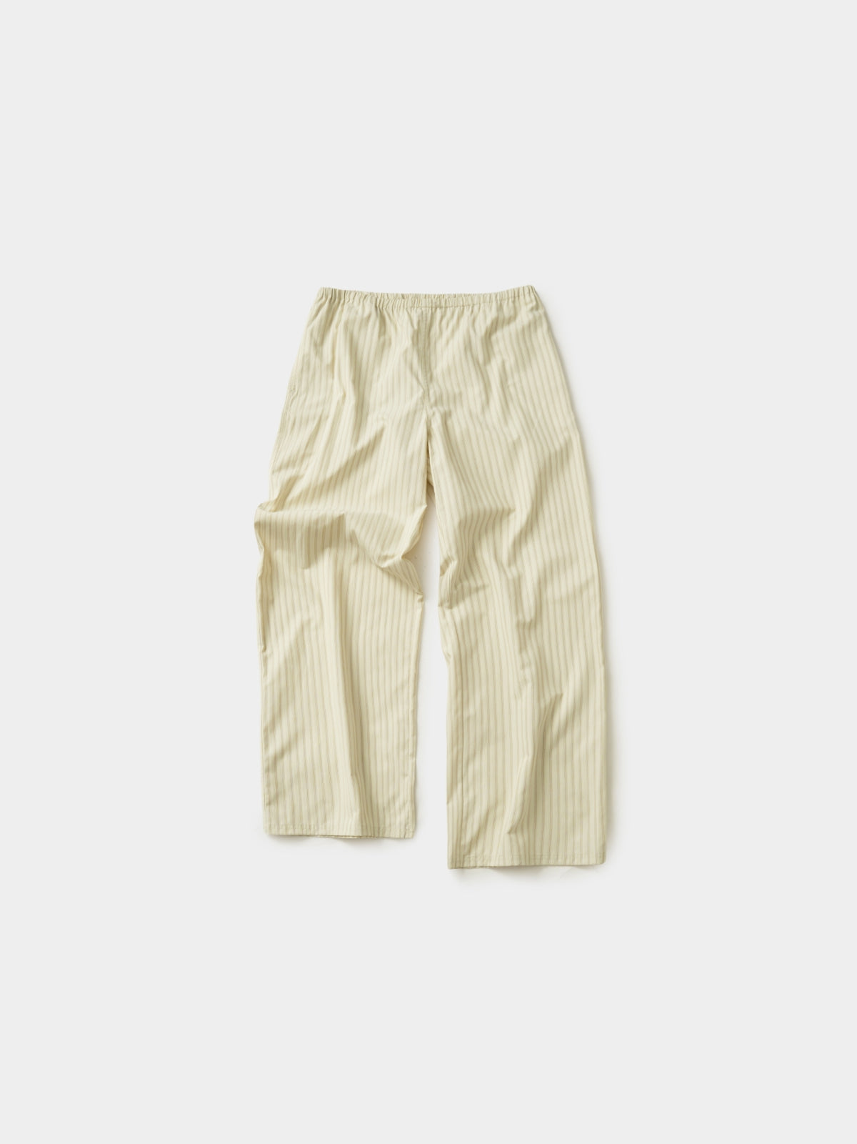 Easy Stripe Banding Pants (Stripe Ivory)