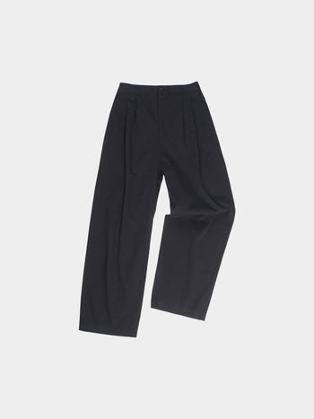 City Worker Pin-tuck Trouser (Navy)
