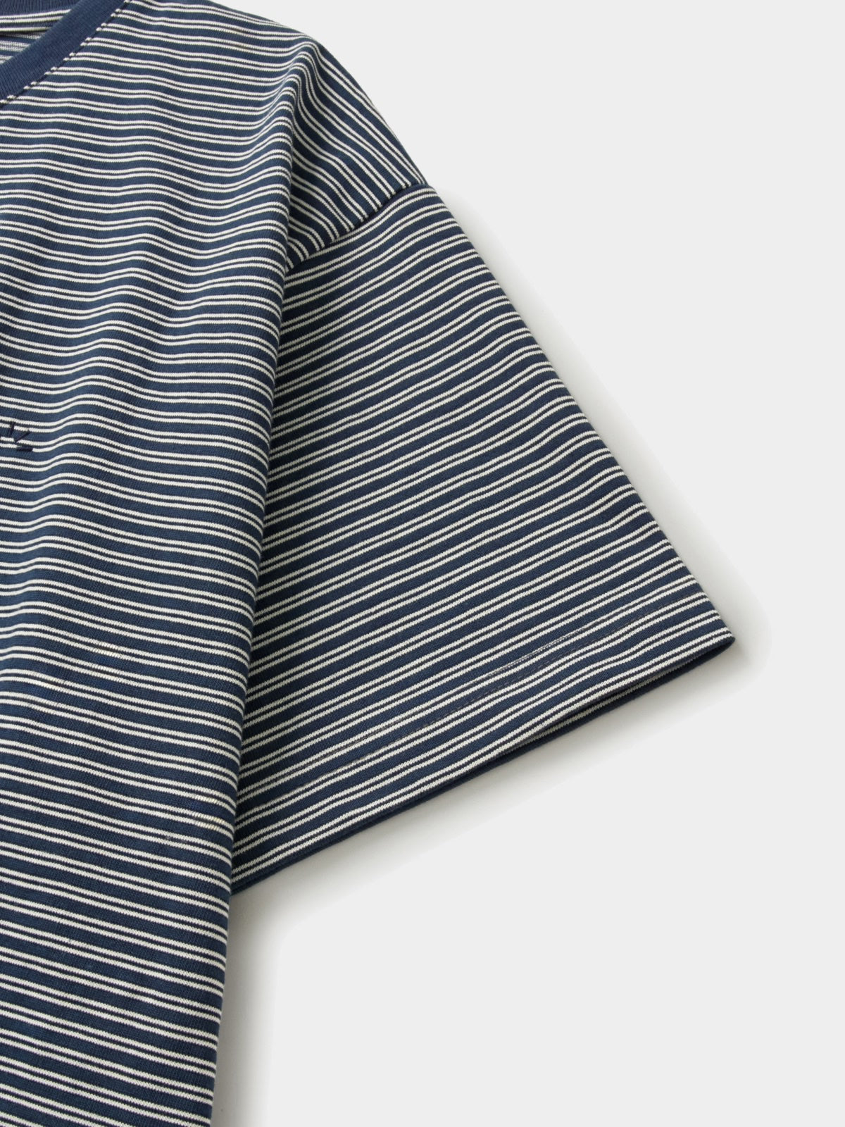 Relaxed Half Stripe String Tee (Stripe Navy)