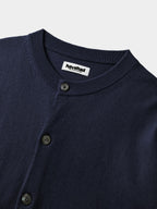 Daily Wool Round Cardigan (Navy)