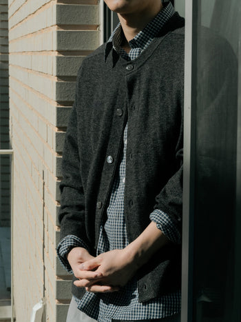 Light Wholegarments Cardigan (Gray)