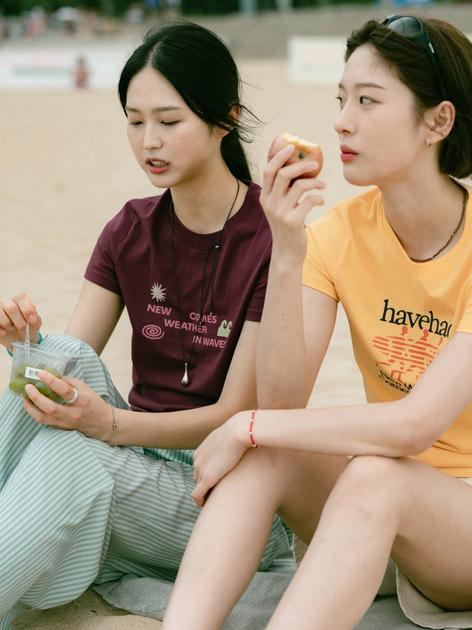Chasing Waves Tee (Yellow)