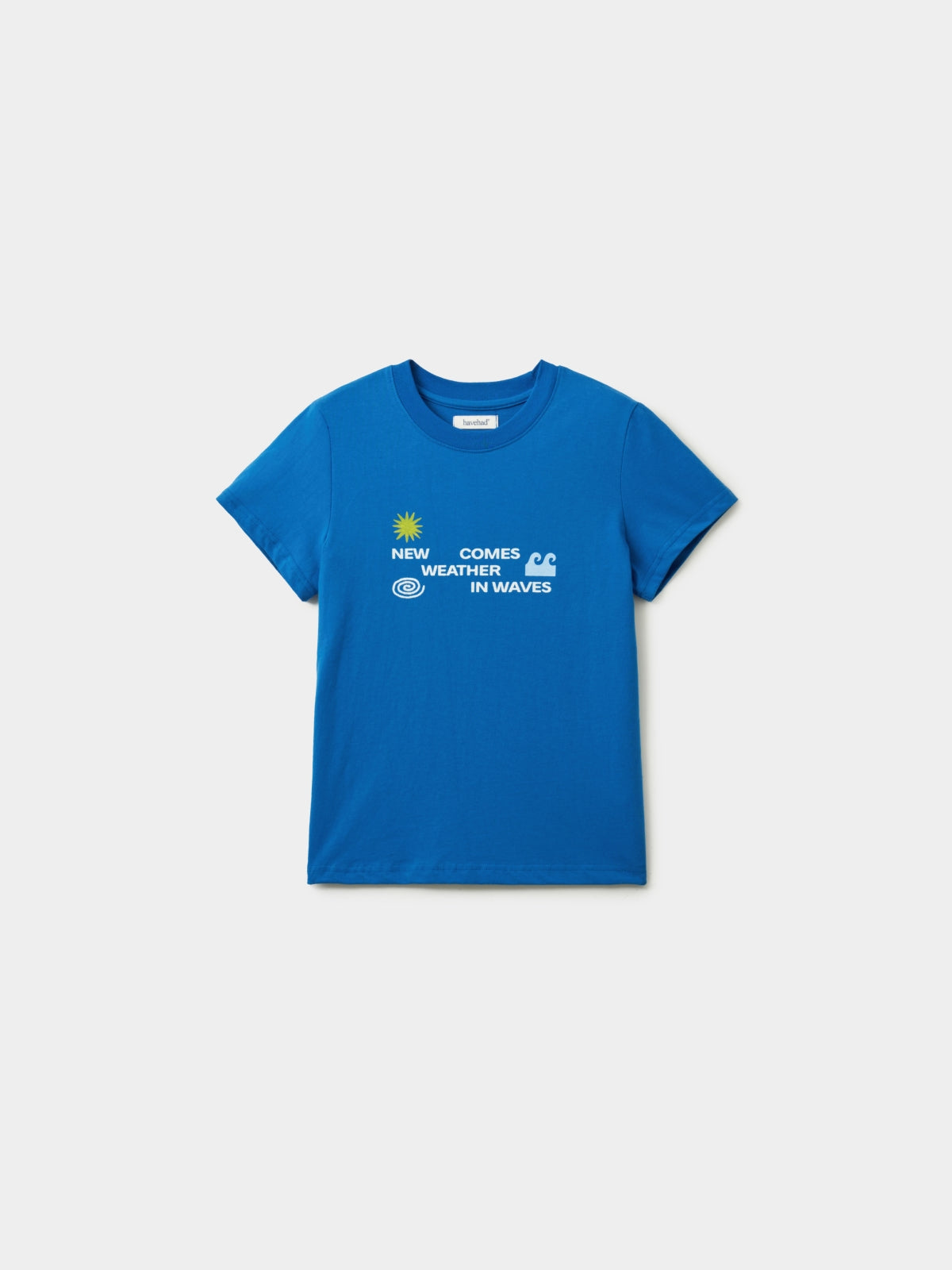Weather in Waves Tee (Vintage Blue)
