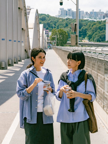 (W)Breeze Stripe Shirts - Light Blue | W0 (S)