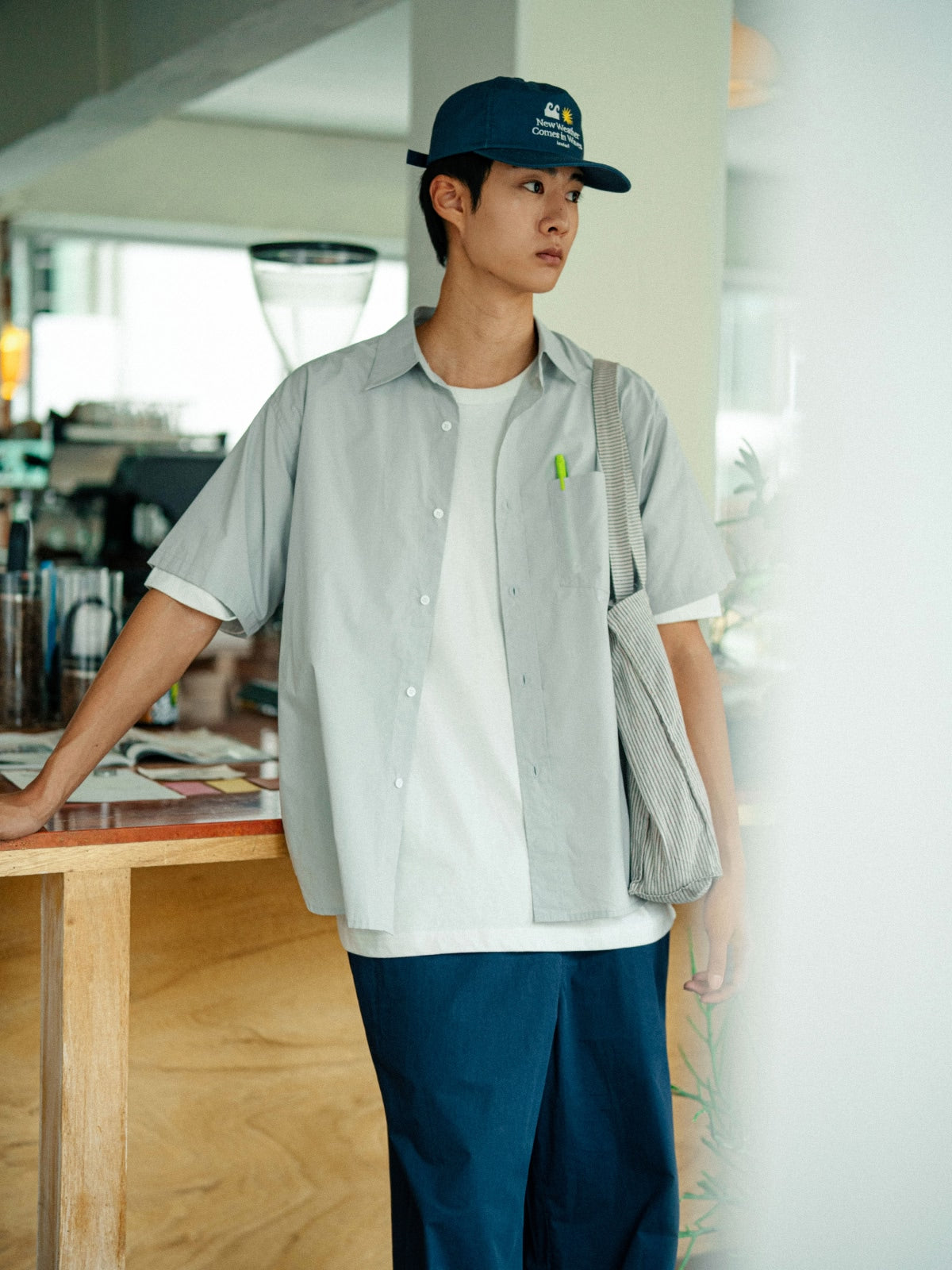 Sea&Sun Graphic Washed Cap (Navy)