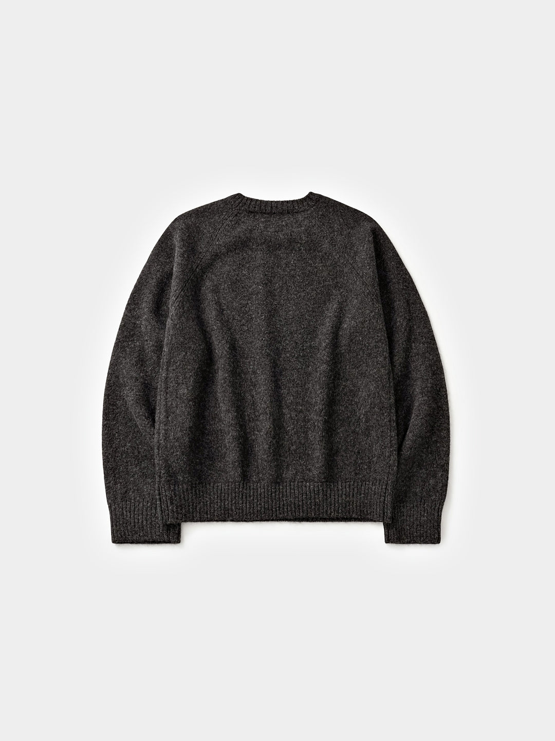 Shaggy Dog Round Knit (Charcoal)