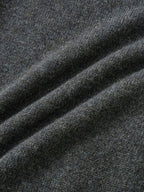 Shaggy Dog Collar Knit (Charcoal)