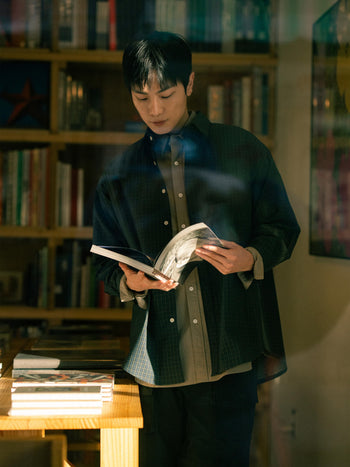 Daily Classic Check Shirts (Check Green)